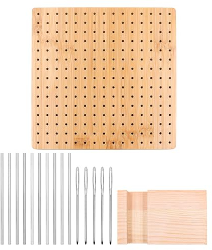 Namvo stickmaskin Tr? Granny Square Blocking Board f?r sm? stickningar eller virkade bitar
