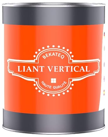 PU Liant vertical + couche de fond pour tapis de pierre, 2kg incolore I Polyuréthane renforçant le gravier pour supports verticaux I Revêtement en résine PU pour mur, escalier, socle BEKATEQ BK-633