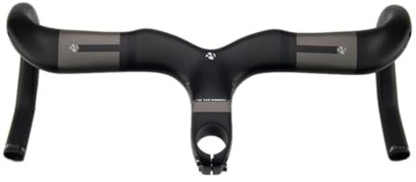 Yccyctrek Carbon Road Bike Styre Integrerad Stem Aero 400 mm x 90 mm Svart