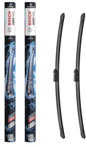 Bosch Aerotwin Aerotwin eA 821 S Front-Scheibenwischer - Set mit 2 Ersatz-Scheibenwischern und vormontiertem Multi-Clip-Adapter - 2 Wischblätter, 600 mm und 600 mm - in platzsparender Verpackung