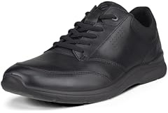 ECCO Irving Shoes, Scarpe da Ginnastica Basse, Uomo, Nero, 50 EU