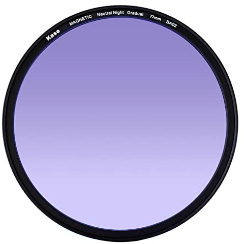 Kase Wolverine 77mm Graduated Neutral Night Magnetic Shockproof Tempered Optical Glass Broadband Filter Incl Adapter Light Pollution 77