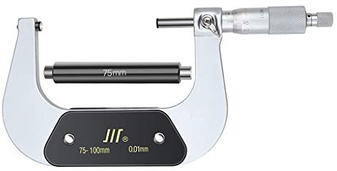 XCC hsj Micromètre de diamètre extérieur de diamètre extérieur 75-100mm / micromètre micromètre micromètre à 0,01 mm micromètre micromètre micromètre micromètre Mesure