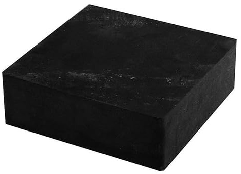 HEGAPRO Gummiauflage Gummiklotz für schwere Maschinen Auflage Gummiblock Gummiunterlage Gummiplatte Gummi 150x150x50mm vielseitig einsetzbar