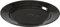 Abena Gastro Reusable Plastic Dinner Plates - 18cm, Pack of 12, Granite Black, Hard Plastic, Dishwasher Safe, Unbreakable