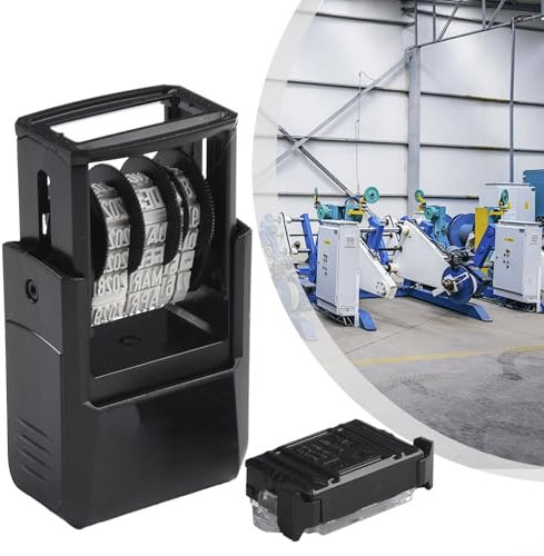 Selbstfärbender Datumsstempel, verstellbare schwarze Druckstufe, selbstfärbendes Datumssiegel, Datumsstempel, Gummi-Stempel, Mini-Dater 4810