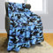 YISUMEI Camouflage Kuscheldecke Army Blau Decke Weich und Warm Geschenke für Männer Jungen，150 x 200 cm