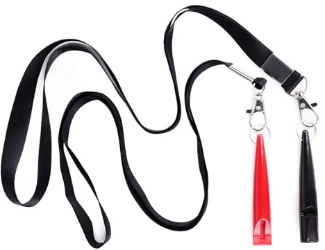 2 Pcs Professional High Pitch Dog Whistles, Loud Whistle - Durable ABS Plastic Training Whistles with Lanyard for Effective Recall and Bark Control, Pet Training Whistle, Ultrasonic Dog Whistle