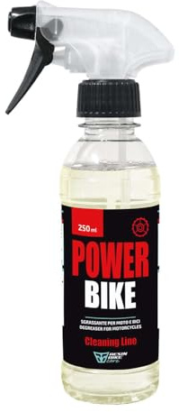 Resin Bike Care - Powerbike - Dégraissant Concentré 250 ml, Spray pour Chaîne Moto, Chaîne Vélo, Voiture, Moteur et Pièces Mécaniques, Élimine Graisse et Saleté Tenace