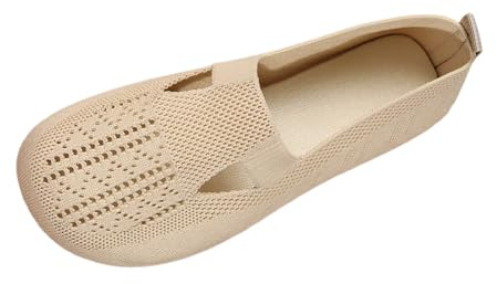 Chaussures orthopédiques en toile pour femme - Chaussures de marche légères - Largeur H - Chaussures de sport respirantes - Chaussures de course d'extérieur - Chaussures d'été pour diabétiques - Pieds