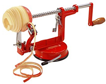 La Bonne Graine N4232R Pèle-Pommes Fixation Ventouse Red Star