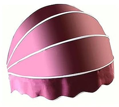 Fenster Markise Tür Vordach Abdeckung, Einziehbar Segeltuch Kuppel Markise, UV Regen Schnee Schutz Sonne, Außen Markise Abdeckungen für Alle Jahreszeiten (Farbe : Violett, Größe : 145cm)