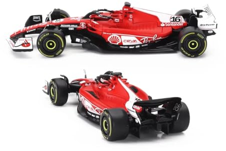 Ferrari SF-23 GP Las Vegas Charles Leclerc Nr 16 Temporada 2023 Fórmula 1 F1 - escala 1/43 Modelo Auto DieCast BBurago 36836