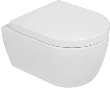 NEG Uno99K Hänge-WC, 48,5 cm, kompaktes kurzes Design