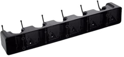 FIXOSHEE Portascope da Muro Multifunzione con Posizioni e Ganci Organizer Resistente per Scope Mop e Accessori per Cucina Garage e Giardino