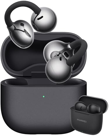 HUAWEI FreeClip 2+FreeBuds SE 3, Auriculares Bluetooth Inalámbricos Audífonos Abiertos Open Earbuds, Comodidad Todo el Día, Escucha Adaptativa Open-ear,hasta 38h, iOS Android, Garantía 42 Meses, Negro