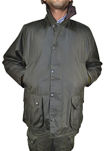 Barbour Bedale Wax Jacket Dark Green