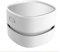 ODISTAR Desktop Vacuum Cleaner, Mini Table dust Sweeper Energy Saving,High Endurance up to 90 mins,Cordless&360º Rotatable Design for Keyboard/Home/School/Office(White)
