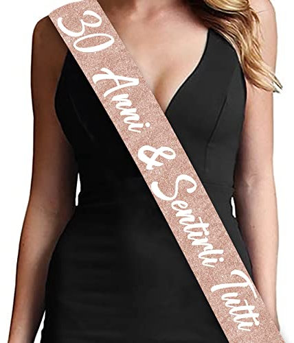 Fascia in Raso Oro Rosa per Addio al Nubilato - Bomboniere, Forniture, Idee e Decorazioni per Feste di Addio al Nubilato