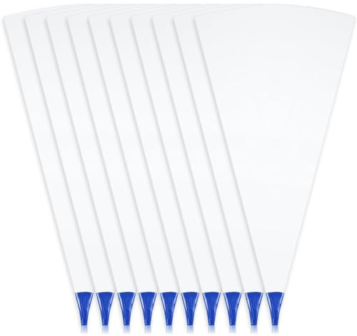 Juuewrryg 10 pezzi di malta in muratura per malta per piastrelle con punta modellata, resistente agli strappi e alle perforazioni, borsa di cemento per tubi in vinile resistente, rosso