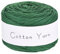 sourcing map 1 Skein Cotton Yarn, 100% Cotton Chunky Yarn for Hand Knitting, Blanket Yarn for Crocheting Each of 100g/3.53oz(Per Skein 150m/164 Yard)/Grass Green