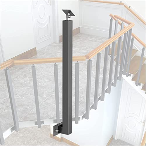 Balaustre quadrata in metallo per ringhiera per scale, confezione da 20 mandrini per scale con fissaggi a vite, design per terrazza e veranda per una maggiore sicurezza e stile