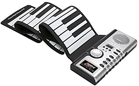 Claviers Piano Souple 61 Touches Piano Numérique en Silicone Pliable pour Débutants Enfants Musical Jouet