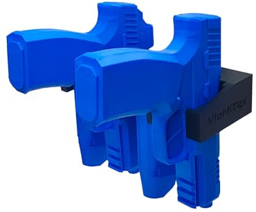 VlaMiTex Porte-Pistolet pour Armoire à Armes à Feu pour Coffre-Fort Support de Pistolet Porte-Mag (H1-11 P2M2)