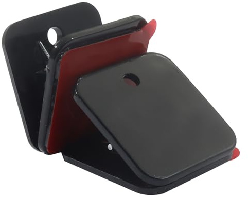 Unlorspy 20Pcs Self Adhesive Clips, Wall Clips Tapestry Hangers Photo Holders, Sticky Clip for Teachers Double-Sided Adhesive Spring Clip for Poster Home Office Rope(Black)