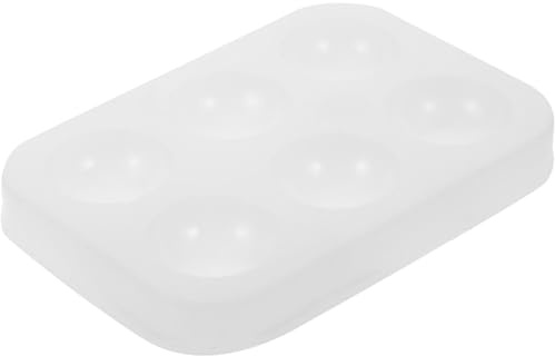 jojofuny Vassoio per Pittura Vassoio per Miscelazione Pigmenti in Silicone a 6 Scomparti Vaschette per Vernice Resistenti e Facili da Pulire, per Acquerelli e Pittura Fai da Te