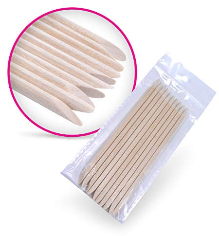 ocibel Holz rosa Stäbchen Nagelhautschieber 10 teilig