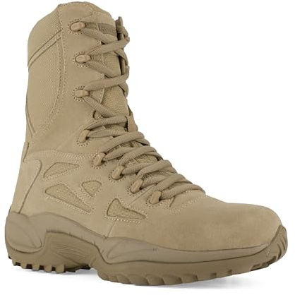 Reebok Rapid Response 8-Inch Zip Boots - Botas para Hombre, Beige (Tan), 42 EU