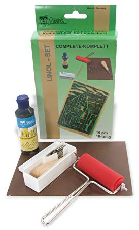 CREATIVE NEU Abig Linol-Set Complete Format A5. 10-teilig