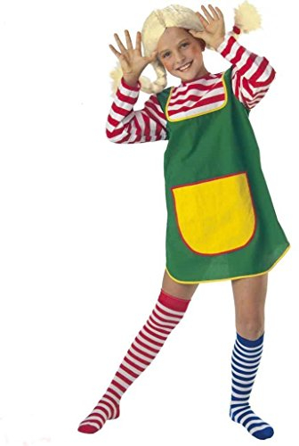 KarnevalsTeufel Kinderkostüm Outfit 'Karlinchen' - Freches Mädchen Räubertochter Wirbelwind Charakter Verkleidung