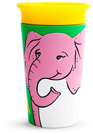Munchkin Miracle 360 WildLove Sippy Cup, 9 oz / 266 ml, Elephant