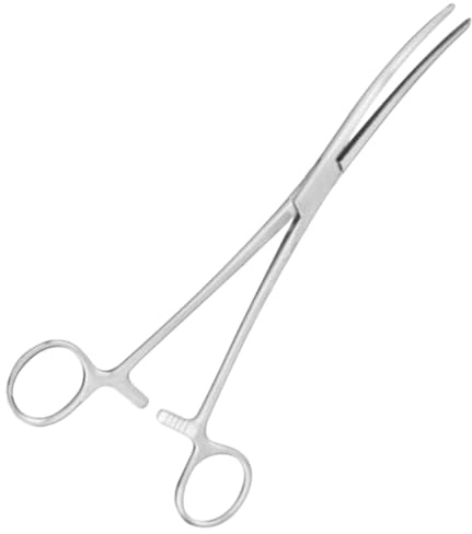 Linjeskärare i rostfritt stål havskarp fluga lossnar 20 cm rak eller böjd fisk borttagningstång (böjd 20 cm)