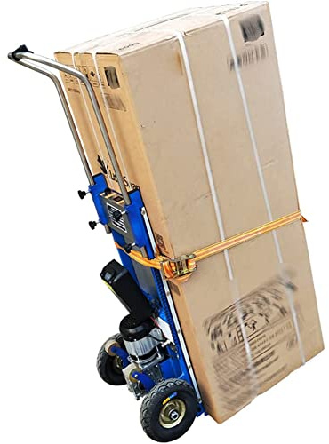 BOCbco 2 Pcs Carrello Saliscale Elettrico Pieghevole per Scale, Carico 200 Kg, Salva-Lavoro con Motore Brushless Silenzioso