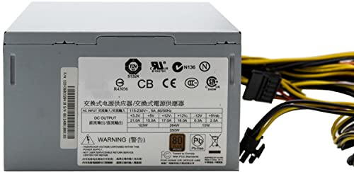 SIMPLETEK - Alimentatore 350W per Computer Fisso Assemblato Bassi Consumi IP-S350EQ3-2 (ricondizionato)
