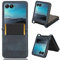 COMAKU Custodia per Motorola Razr 40 Ultra, custodia a portafoglio con protezione completa - blu