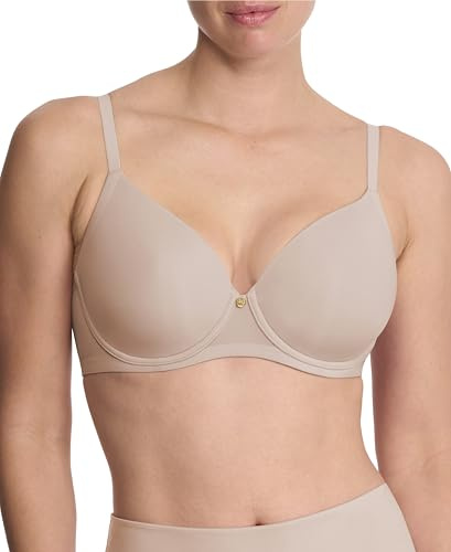 Natori Women's Cloud Comfort Back Smoothing T-Shirt Bra, Lite Mocha, 34B