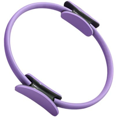 kowaku Aro de Pilates Círculos de Fitness Resiliencia Inicio Equipo de Pilates Dispositivos de Entrenamiento Aro de Fitness de Yoga Círculo de Pilates, PÚrpura