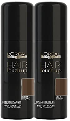 2er Hair Touch Up Ansatz Spray Light Brown Loreal Professionnel Haar Concealer 75 ml