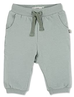 Sterntaler Baby Unisex Hose Baby GOTS Hose Emmi - Baby Hose, Kinder-Hose, Baby-Hose - Sweat aus Baumwolle mit Bündchen - Ecru, 86