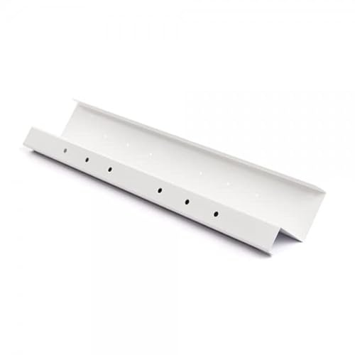 Rocada | Bandeja Pasacables Escritorio | Organizador de Cables | Canaleta Cable Escritorio | Color Blanco | 49x10cm