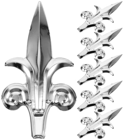 6 Stück Edelstahl Zaunspitzen Dekorative Endstücke Für Gartenzaun Tor Und Handlauf Vielseitige Zaundekoration Für Heimwerker Und Profis