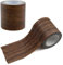 milaosk Ruban Adhésif Bois,Ruban Adhésif Décoratif Bois Brun Autocollant Papier Adhesif pour Réparation De Meubles pour Et Sols Rénovation 5,7 cm x 4,57 m
