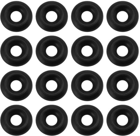 ECSiNG 250 guarnizioni in gomma nitrilica con diametro esterno di 3 mm, diametro interno di 1 mm e larghezza di 1 mm, anello di tenuta, colore nero