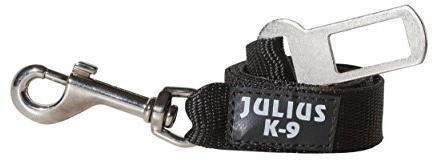 Julius-K9 Seat Belt Connecting For Dogs, Size 2, Black