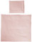 roba Babybettwäsche Lil Planet 80 x 80 cm - 2-teiliges Bettwäsche Set - Bio Baumwolle - GOTS und Oeko-Tex 100 zertifiziert - Rosa / Mauve