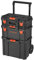 beyond, by Black + Decker, BDST60500APB, Stapelbares Aufbewahrungssystem, 3-teiliges Set (kleiner, tiefer Werkzeugkasten und Rolltasche)